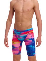 Funky Trunks JAM Lost Ocean Erkek Çocuk Antrenman Mayo, Dizboyu Jammer