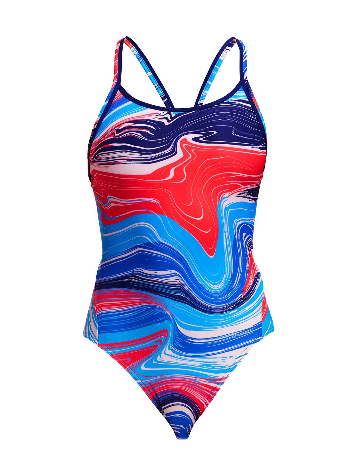 Funkita DB Wave Craze Kadın Yüzücü Mayosu-Klora Dayanıklı ve Rahat