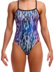 Funkita SS Fly Dye Kadın Tek Askılı Yüzücü Mayosu