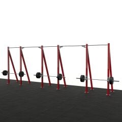 XWORKS 6 Bacak 3 İstasyon Dar Tip Rig Sistemi (FWXN006) KIRMIZI (RAL3000)