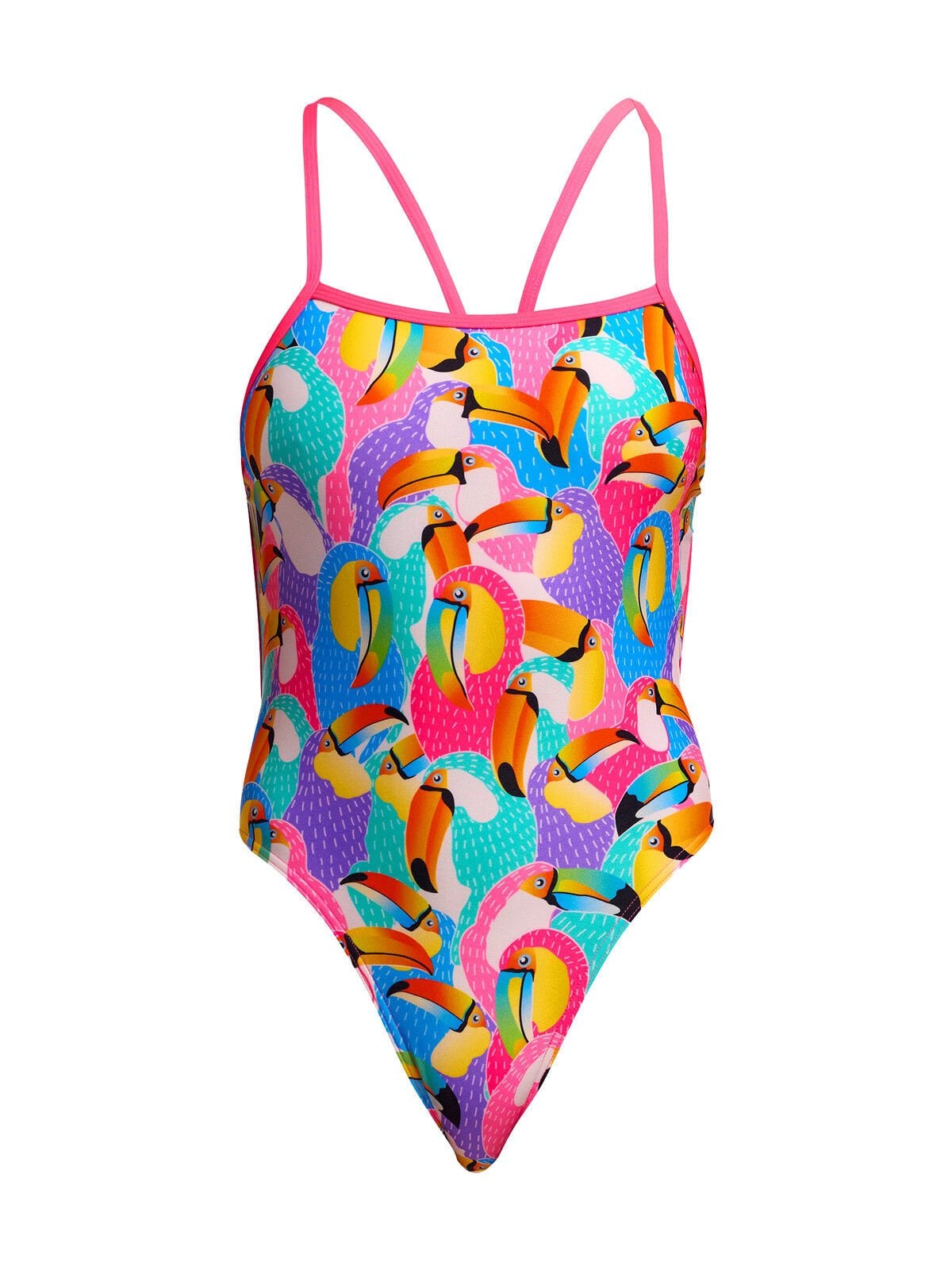 Funkita HL Tou By Tou Kadın Yüksek Bacak Kesimli Yüzücü Mayosu – Brezilya Kesim Arka ve İnce Askılı