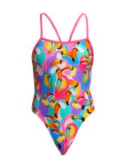 Funkita HL Tou By Tou Kadın Yüksek Bacak Kesimli Yüzücü Mayosu – Brezilya Kesim Arka ve İnce Askılı