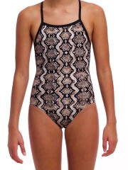 Funkita TMT Rattle Racer Kız Çocuk Bağlama Askılı Mayo