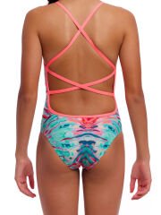Funkita STP Ripple Reflect Kız Çocuk Çift Çapraz Askılı Mayo