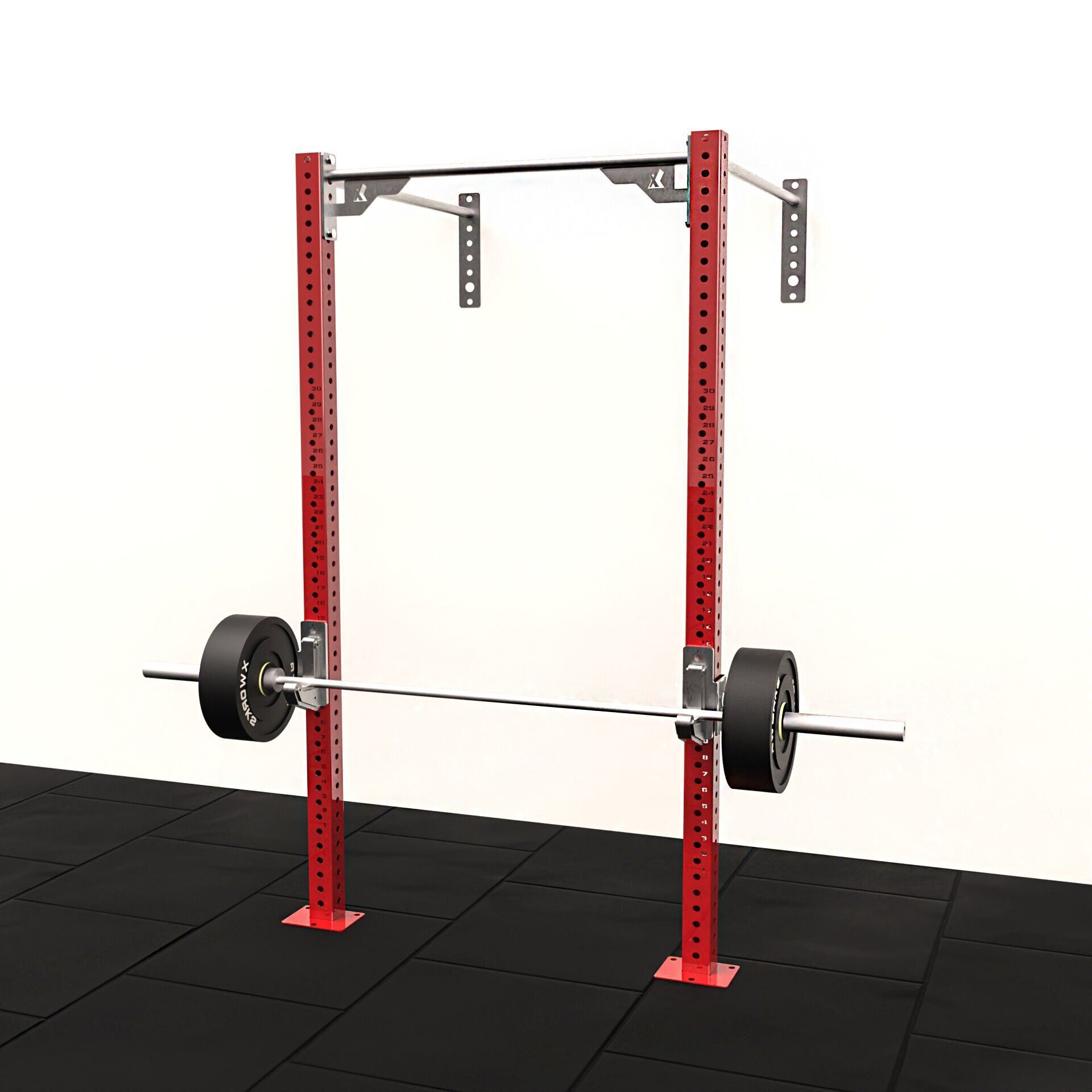 XWORKS 2 Bacak Tek İstasyon Duvar Tip Rig Sistemi (FWXW002) SARI (RAL1012)