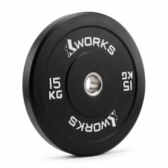 XWORKS Siyah Antrenman Bumper Plaka (Çift) (XW121000) 15KG