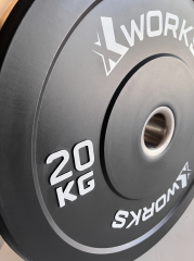 XWORKS Siyah Antrenman Bumper Plaka (Çift) (XW121000) 20KG