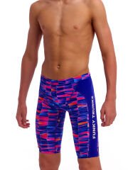 Funky Trunks Training Jammers Warped Waves  – Erkek Çocuk Uzun Antrenman Jammer Mayosu