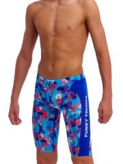 Funky Trunks Training Jammers Messy Messy Messy – Erkek Çocuk Uzun Antrenman Jammer Mayosu