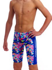 Funky Trunks Training Jammers Wet Wave – Erkek Çocuk Uzun Antrenman Jammer Mayosu