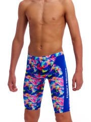 Funky Trunks Training Jammers Wet Wave – Erkek Çocuk Uzun Antrenman Jammer Mayosu
