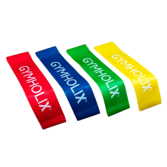 GYMHOLIX® Booty Bands 4’lü Set – Kalça, Glute & Alt Vücut Direnç Bandı