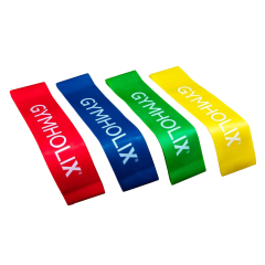 GYMHOLIX® Booty Bands 4’lü Set – Kalça, Glute & Alt Vücut Direnç Bandı