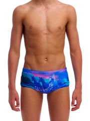 Funky Trunks Sidewinder Trunks Ride Time – Erkek Çocuk Slim Antrenman Mayosu