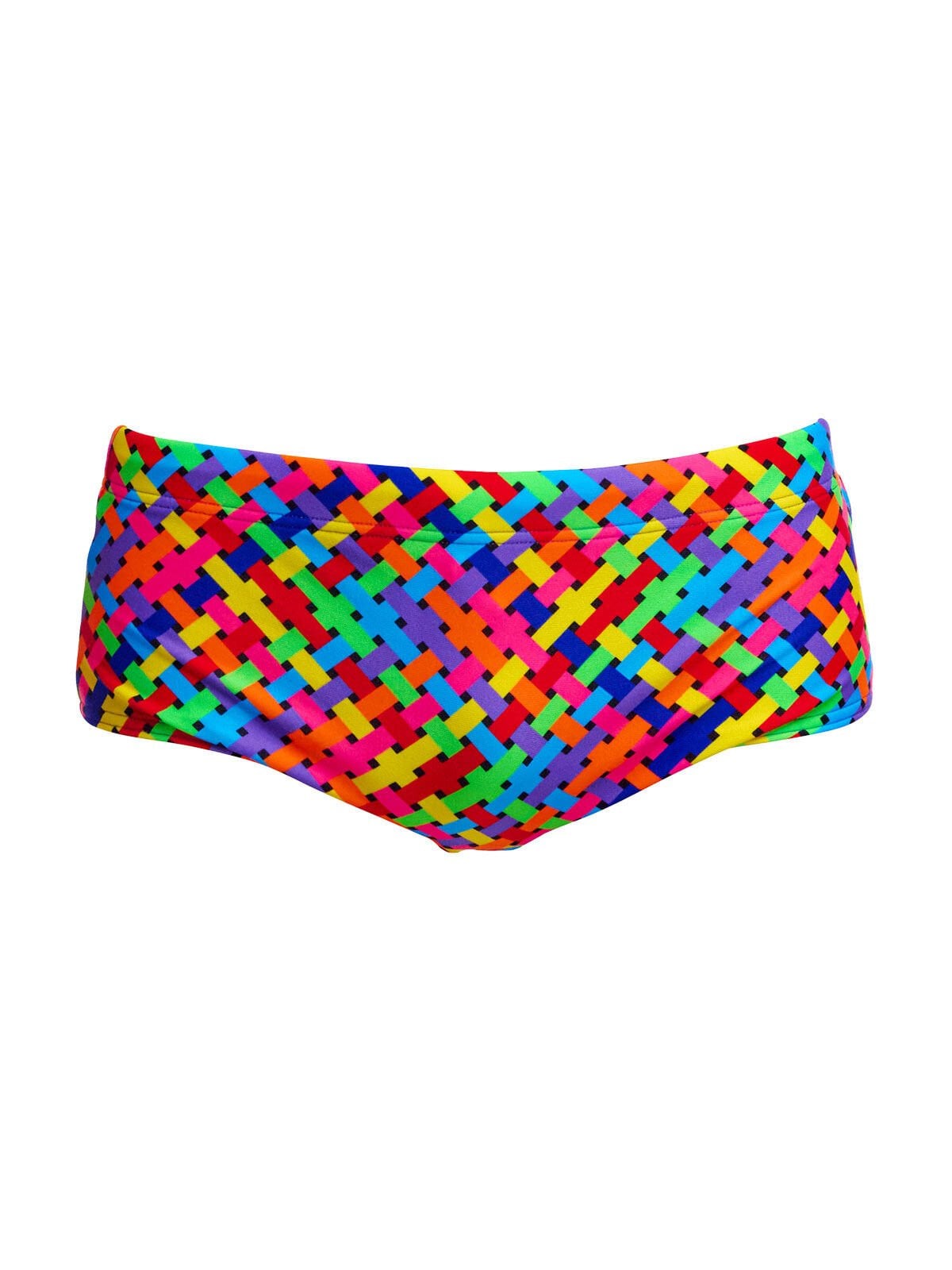 Funky Trunks Sidewinder Trunks Bread Basket– Erkek Çocuk Slim Kesim Yüzme Mayosu
