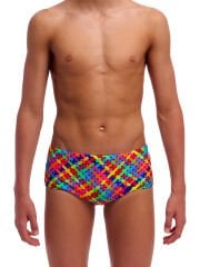 Funky Trunks Sidewinder Trunks Bread Basket– Erkek Çocuk Slim Kesim Yüzme Mayosu
