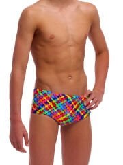 Funky Trunks Sidewinder Trunks Bread Basket– Erkek Çocuk Slim Kesim Yüzme Mayosu