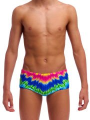 Funky Trunks Sidewinder Trunks Fly Time – Erkek Çocuk Slim Antrenman Mayosu