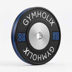 GYMHOLIX® Color Stripe Competition Bumper Plate | Profesyonel Müsabaka Olimpik Plaka (Çift)