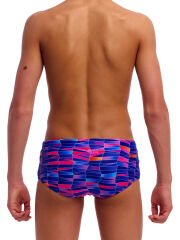 Funky Trunks Sidewinder Trunks Warped Waves – Erkek Çocuk Slim Antrenman Mayosu