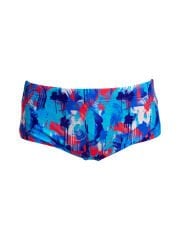 Funky Trunks Sidewinder Trunks Messy Messy Messy – Erkek Çocuk Slim Antrenman Mayosu