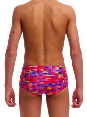 Funky Trunks Sidewinder Trunks Wriggle Walls – Erkek Çocuk Slim Antrenman Mayosu