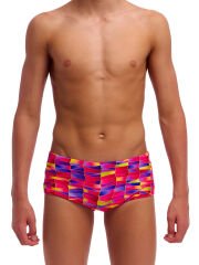 Funky Trunks Sidewinder Trunks Wriggle Walls – Erkek Çocuk Slim Antrenman Mayosu