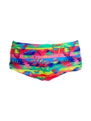 Funky Trunks Sidewinder Trunks Free Foliage – Erkek Çocuk Slim Antrenman Mayosu