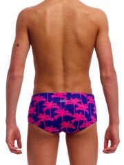 Funky Trunks Sidewinder Trunks Pinky Palms – Erkek Çocuk Slim Antrenman Mayosu