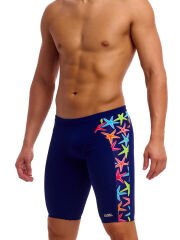 Funky Trunks Training Jammers Starry Night– Erkek Diz Boyu Antrenman Mayosu