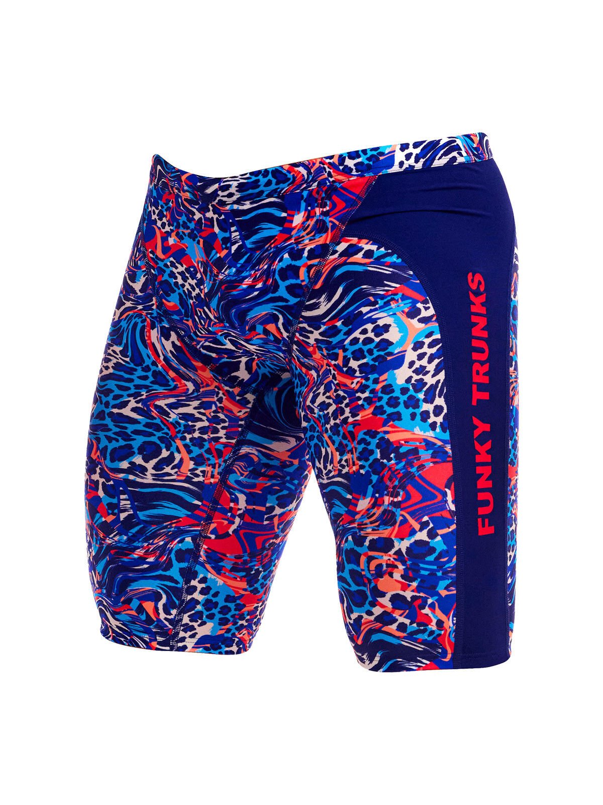 Funky Trunks Training Jammers Mad Cat– Erkek Diz Boyu Antrenman Mayosu