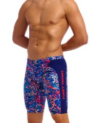 Funky Trunks Training Jammers Mad Cat– Erkek Diz Boyu Antrenman Mayosu