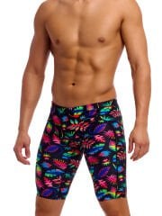 Funky Trunks Training Jammers Lost Leaf – Erkek Diz Boyu Antrenman Mayosu