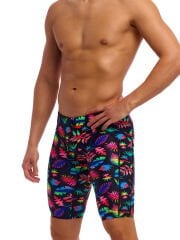 Funky Trunks Training Jammers Lost Leaf – Erkek Diz Boyu Antrenman Mayosu