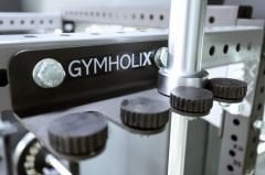 GYMHOLIX® 3’lü Duvar Tipi Halter Depolama Askı Rafı