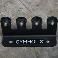 GYMHOLIX® 3’lü Duvar Tipi Halter Depolama Askı Rafı