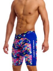 Funky Trunks Training Jammers Wet Wave – Erkek Diz Boyu Antrenman Mayosu