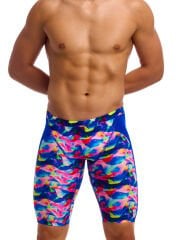 Funky Trunks Training Jammers Wet Wave – Erkek Diz Boyu Antrenman Mayosu