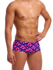 Funky Trunks Classic Trunks Ho Hum - Klor Dirençli, Ekolojik Tasarım Erkek Antrenman Mayosu