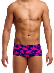 Funky Trunks Classic Trunks Pinky Palms - Klor Dirençli, Ekolojik Tasarım Erkek Antrenman Mayosu