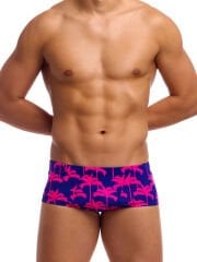Funky Trunks Classic Trunks Pinky Palms - Klor Dirençli, Ekolojik Tasarım Erkek Antrenman Mayosu