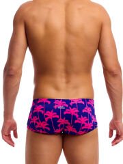 Funky Trunks Classic Trunks Pinky Palms - Klor Dirençli, Ekolojik Tasarım Erkek Antrenman Mayosu