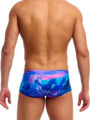 Funky Trunks Sidewinder Trunks Ride Time - Klor Dirençli, Ekolojik Tasarım Erkek Antrenman Mayosu