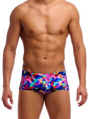 Funky Trunks Classic Trunks Wet Wave - Klor Dirençli, Ekolojik Tasarım Erkek Antrenman Mayosu