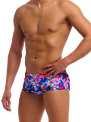 Funky Trunks Classic Trunks Wet Wave - Klor Dirençli, Ekolojik Tasarım Erkek Antrenman Mayosu