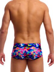 Funky Trunks Classic Trunks Wet Wave - Klor Dirençli, Ekolojik Tasarım Erkek Antrenman Mayosu