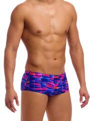 Funky Trunks Classic Trunks Warped Waves - Klor Dirençli, Ekolojik Tasarım Erkek Antrenman Mayosu