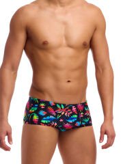 Funky Trunks Classic Trunks Lost Leaf - Klor Dirençli, Ekolojik Tasarım Erkek Antrenman Mayosu