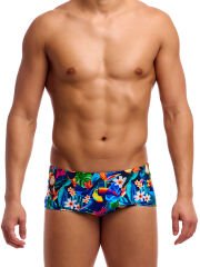 Funky Trunks Classic Trunks Birdie Wordie - Klor Dirençli, Ekolojik Tasarım Erkek Antrenman Mayosu