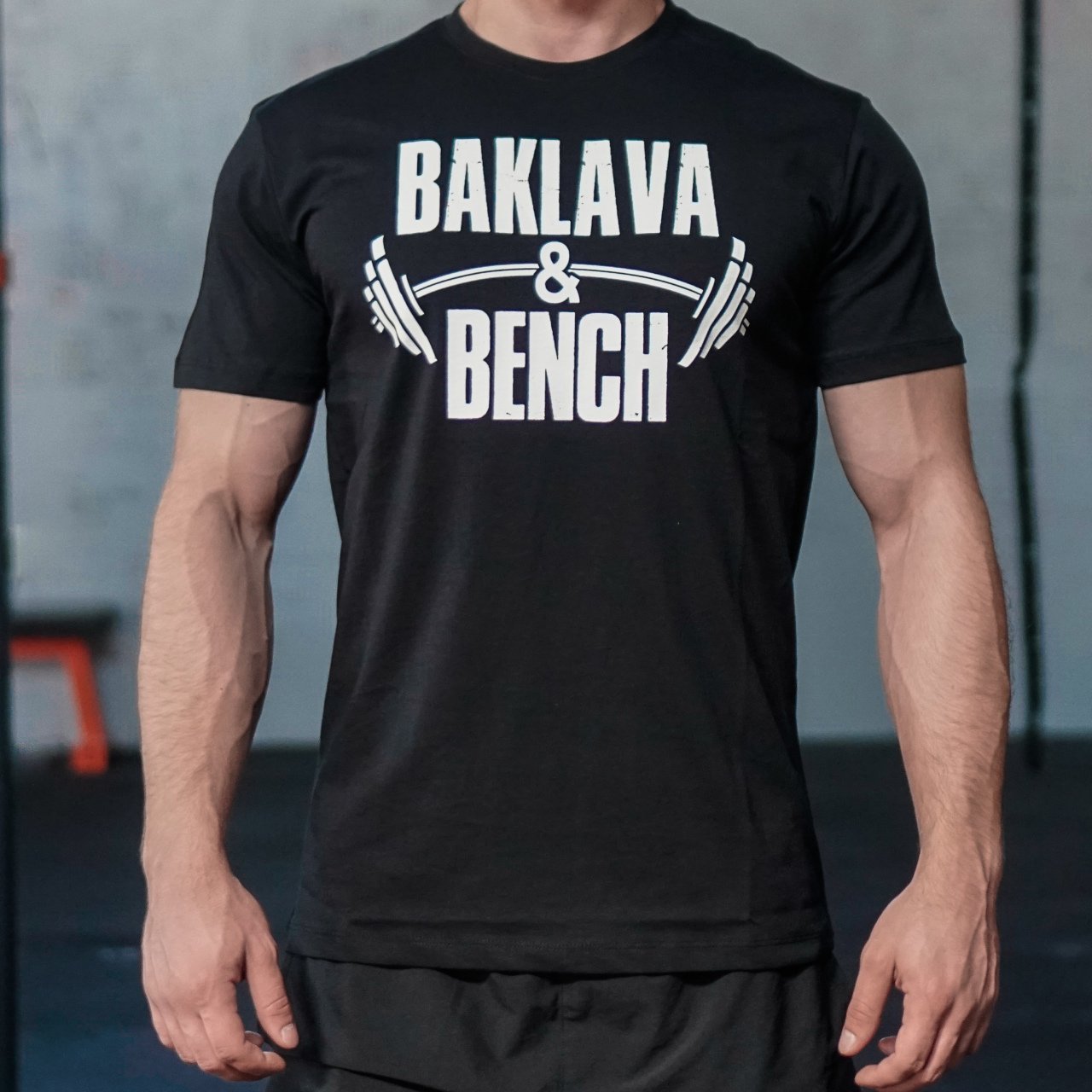 GYMHOLIX® Baklava and Bench – Spor Tişörtü (T-Shirt)